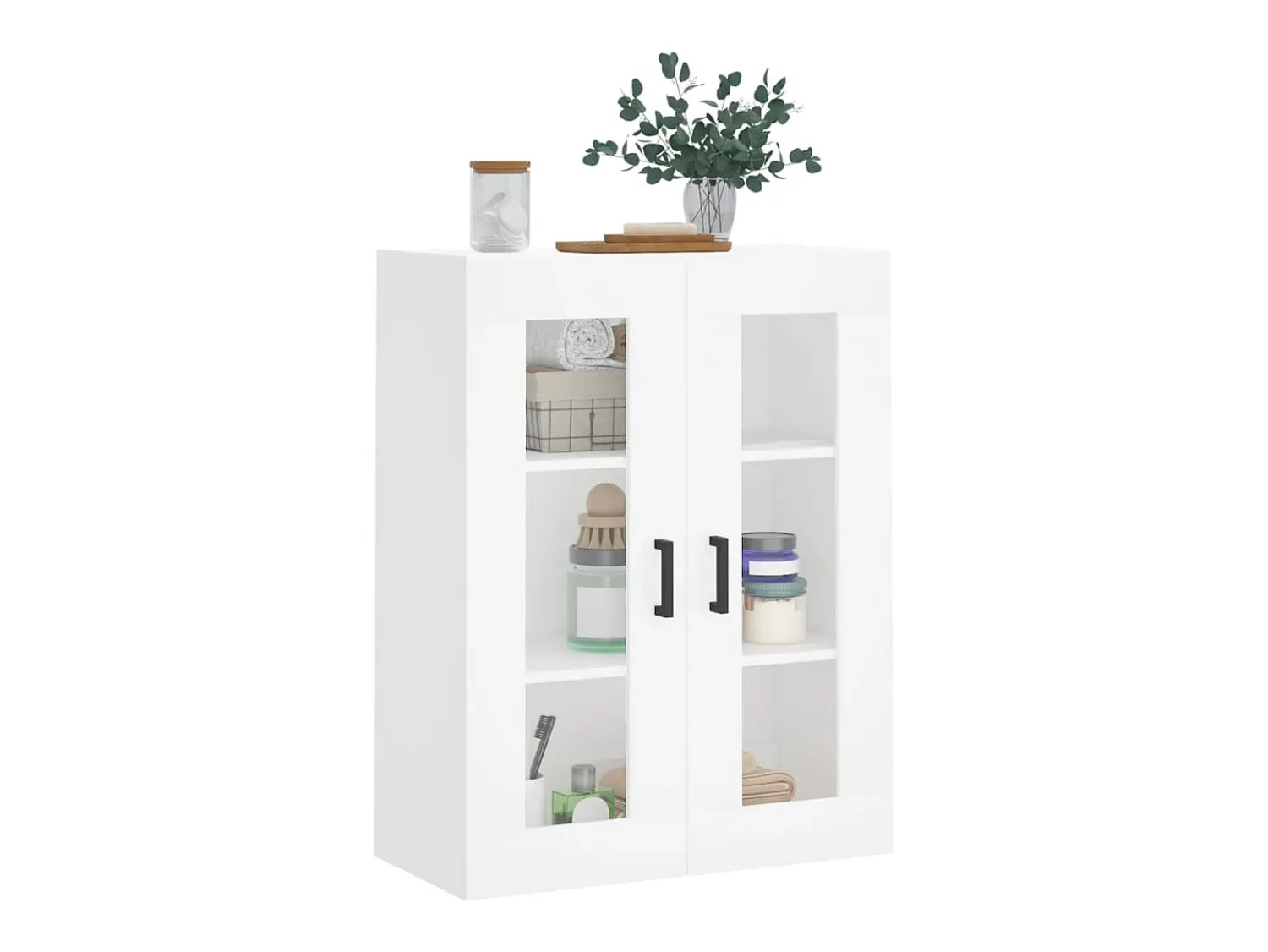 Prateleira|vidaxl Armário de parede 69,5x34x90 cm Branco