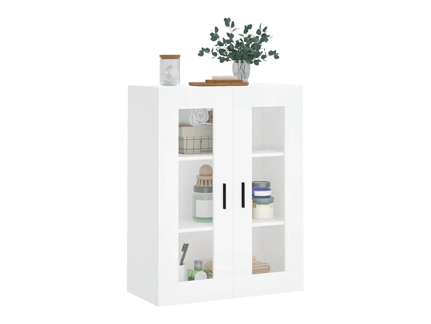 Outlet vidaxl Armário de parede 69,5x34x90 cm Branco