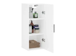 Prateleira|vidaxl Armário de parede 34,5x34x90 cm Branco