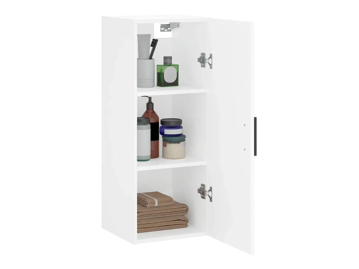Prateleira|vidaxl Armário de parede 34,5x34x90 cm Branco