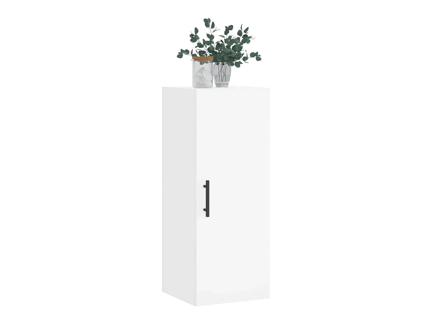 Prateleira|vidaxl Armário de parede 34,5x34x90 cm Branco