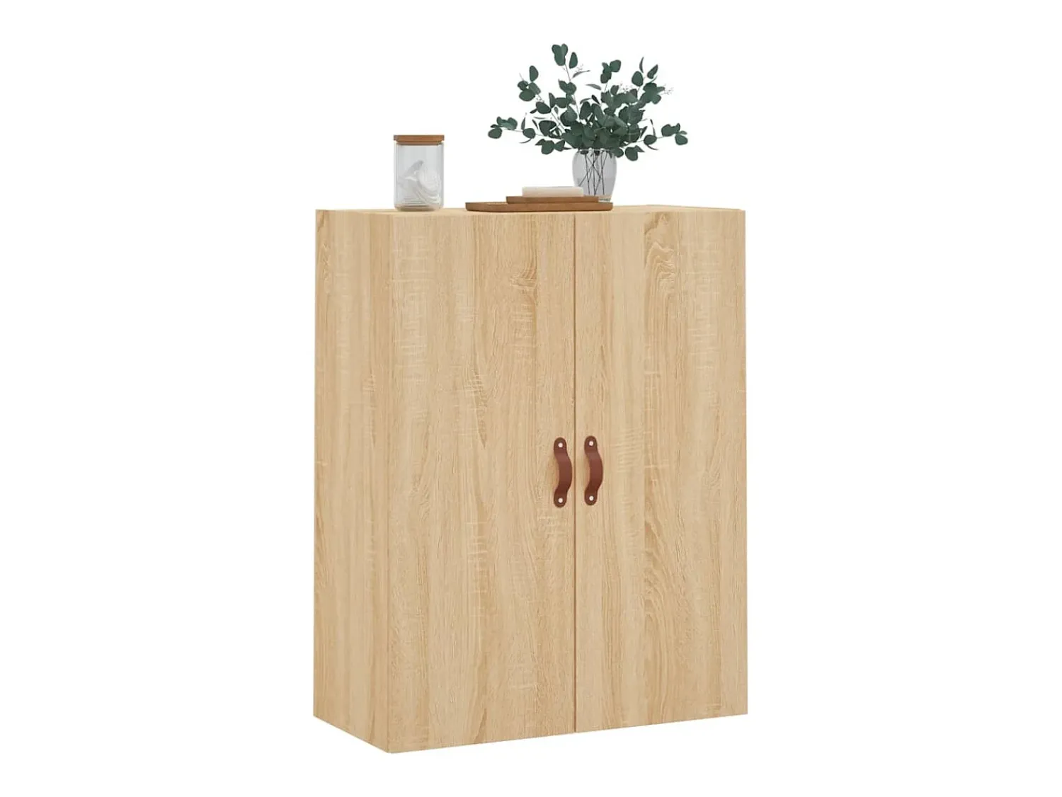 Prateleira*vidaxl Armário de parede 69,5x34x90 cm carvalho sonoma Castanho