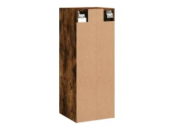 vidaxl Armário de parede 34,5x34x90 cm carvalho fumado^ Prateleira