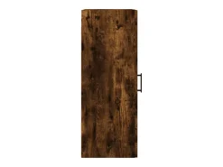 vidaxl Armário de parede 34,5x34x90 cm carvalho fumado^ Prateleira