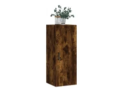 Prateleira|vidaxl Armário de parede 34,5x34x90 cm carvalho fumado Natural claro