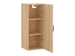 Prateleira*vidaxl Armário de parede 34,5x34x90 cm carvalho sonoma Natural claro