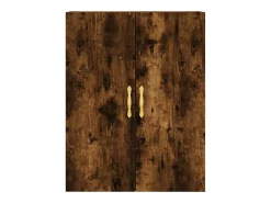 Prateleira*vidaxl Armário de parede 69,5x34x90 cm carvalho fumado Natural claro