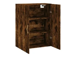 Prateleira*vidaxl Armário de parede 69,5x34x90 cm carvalho fumado Natural claro