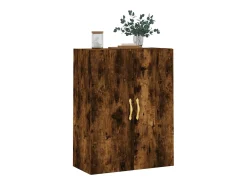 Prateleira*vidaxl Armário de parede 69,5x34x90 cm carvalho fumado Natural claro
