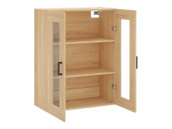Clearance vidaxl Armário de parede 69,5x34x90 cm carvalho sonoma Castanho