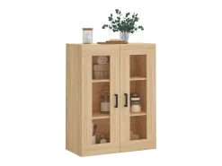 Clearance vidaxl Armário de parede 69,5x34x90 cm carvalho sonoma Castanho