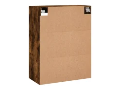 Prateleira|vidaxl Armário de parede 69,5x34x90 cm carvalho fumado Castanho