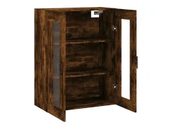 Prateleira|vidaxl Armário de parede 69,5x34x90 cm carvalho fumado Castanho