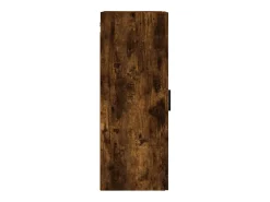 Clearance vidaxl Armário de parede 34,5x34x90 cm carvalho fumado Natural claro
