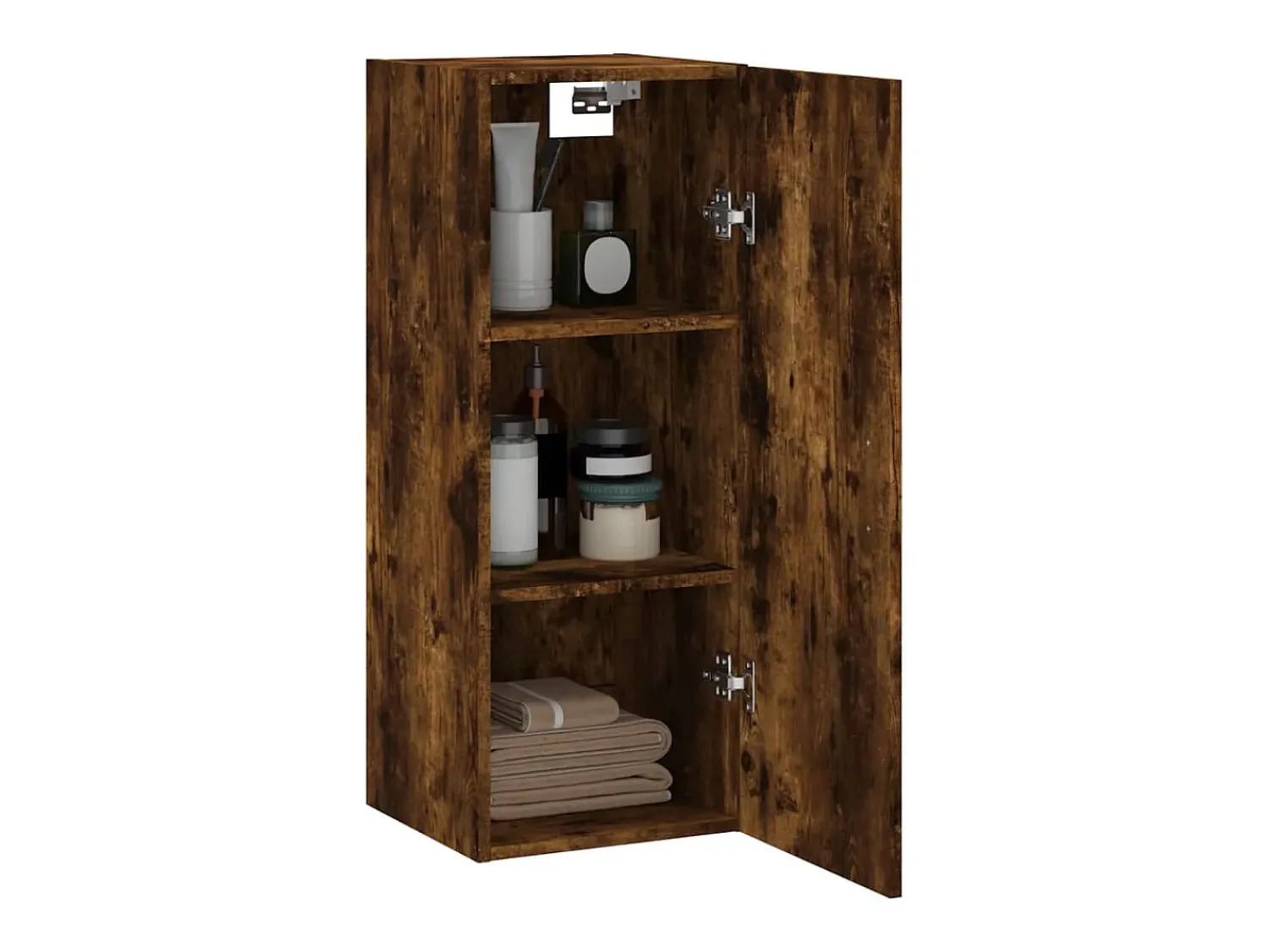 Clearance vidaxl Armário de parede 34,5x34x90 cm carvalho fumado Natural claro