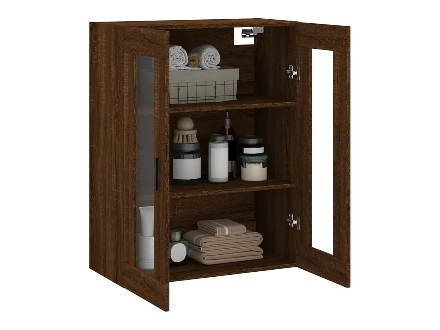 vidaxl Armário de parede 69,5x34x90 cm carvalho castanho Natural claro