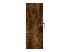 vidaxl Armário de parede 34,5x34x90 cm carvalho fumado^ Prateleira