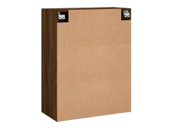 vidaxl Armário de parede 69,5x34x90 cm carvalho castanho^ Prateleira
