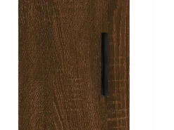 vidaxl Armário de parede 69,5x34x90 cm carvalho castanho^ Prateleira