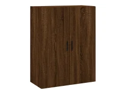 vidaxl Armário de parede 69,5x34x90 cm carvalho castanho^ Prateleira