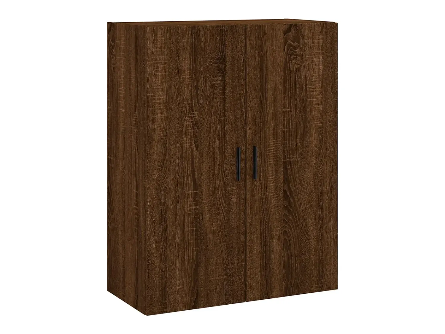 vidaxl Armário de parede 69,5x34x90 cm carvalho castanho^ Prateleira
