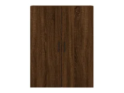 vidaxl Armário de parede 69,5x34x90 cm carvalho castanho^ Prateleira