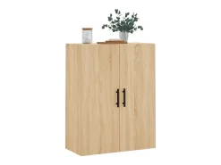 Prateleira*vidaxl Armário de parede 69,5x34x90 cm carvalho sonoma Natural claro