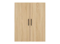 Prateleira*vidaxl Armário de parede 69,5x34x90 cm carvalho sonoma Natural claro