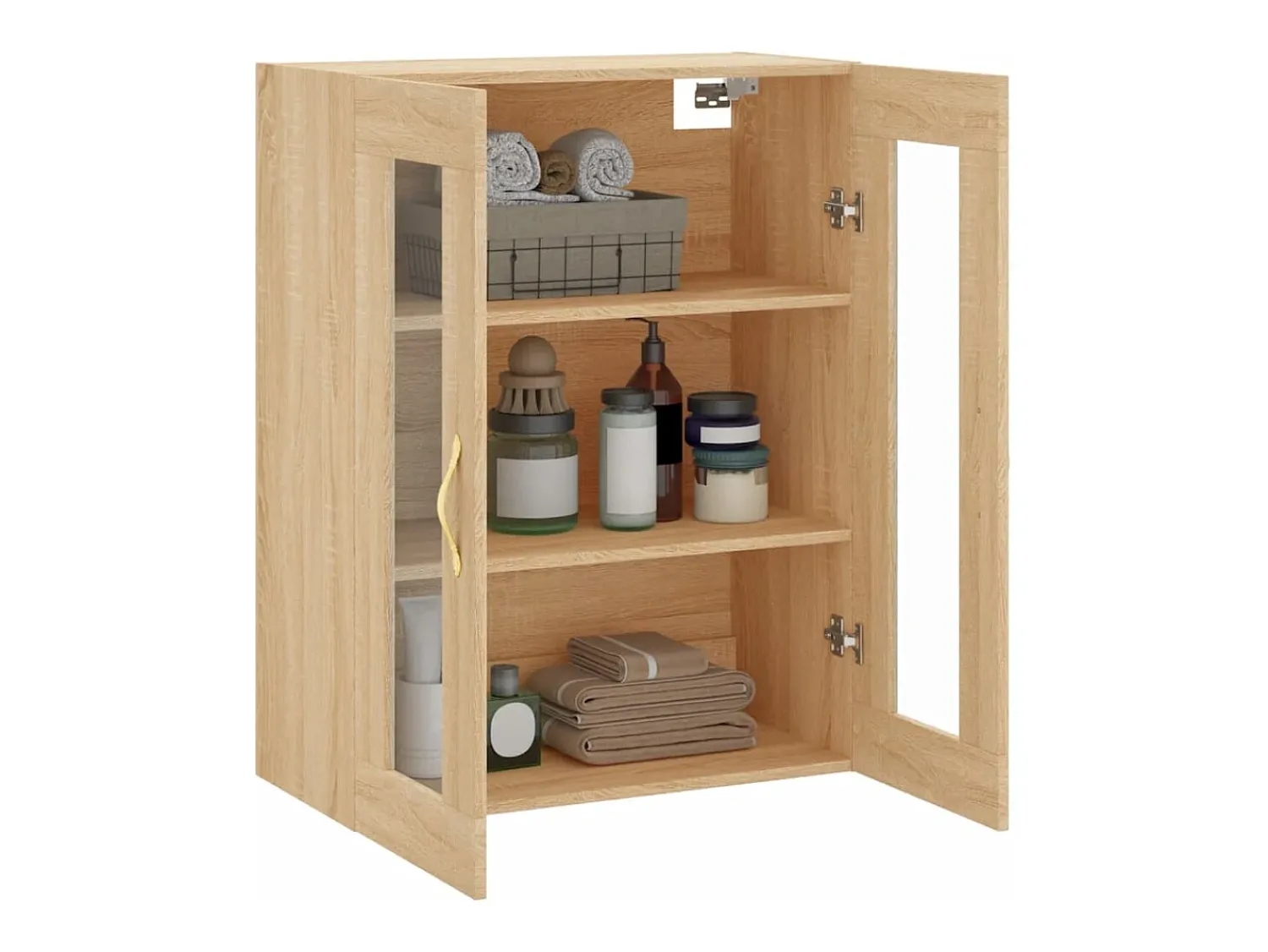 vidaxl Armário de parede 69,5x34x90 cm carvalho sonoma Natural claro