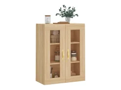 vidaxl Armário de parede 69,5x34x90 cm carvalho sonoma Natural claro