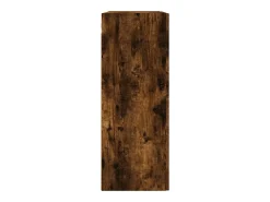 vidaxl Armário de parede 69,5x34x90 cm carvalho fumado^ Prateleira
