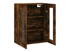 Prateleira|vidaxl Armário de parede 69,5x34x90 cm carvalho fumado Natural claro