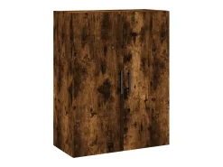 Prateleira*vidaxl Armário de parede 69,5x34x90 cm carvalho fumado Natural claro