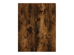 Prateleira*vidaxl Armário de parede 69,5x34x90 cm carvalho fumado Natural claro
