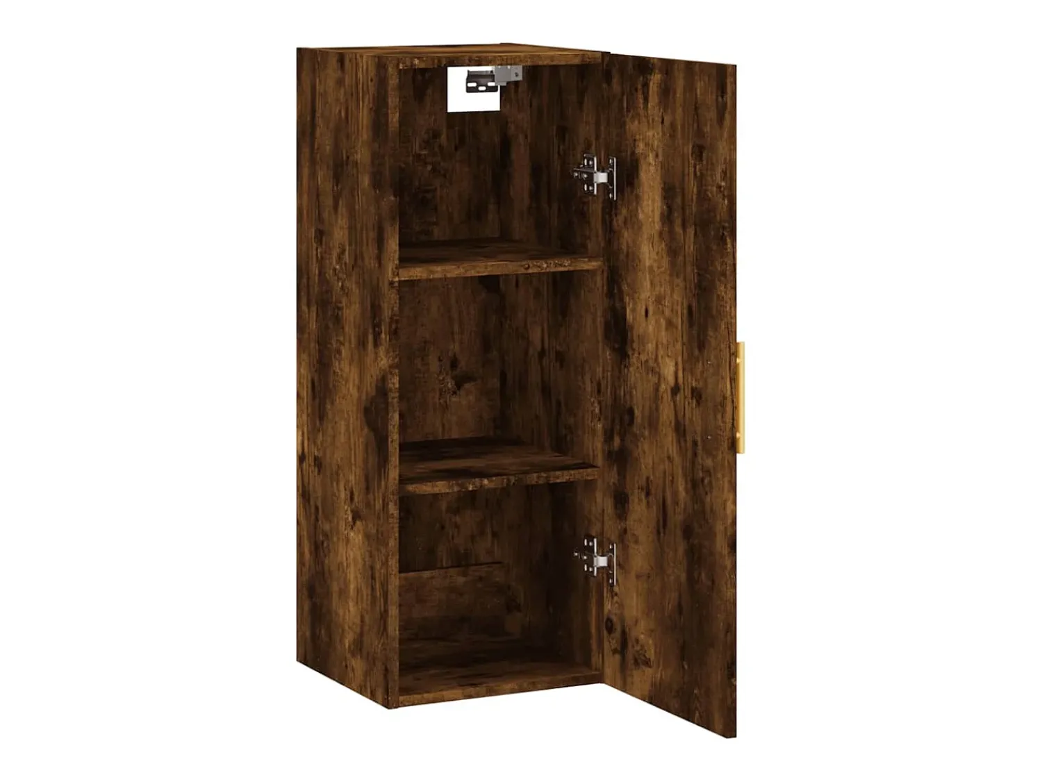 Prateleira|vidaxl Armário de parede 34,5x34x90 cm carvalho fumado Natural claro
