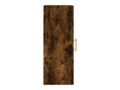 Prateleira|vidaxl Armário de parede 34,5x34x90 cm carvalho fumado Natural claro