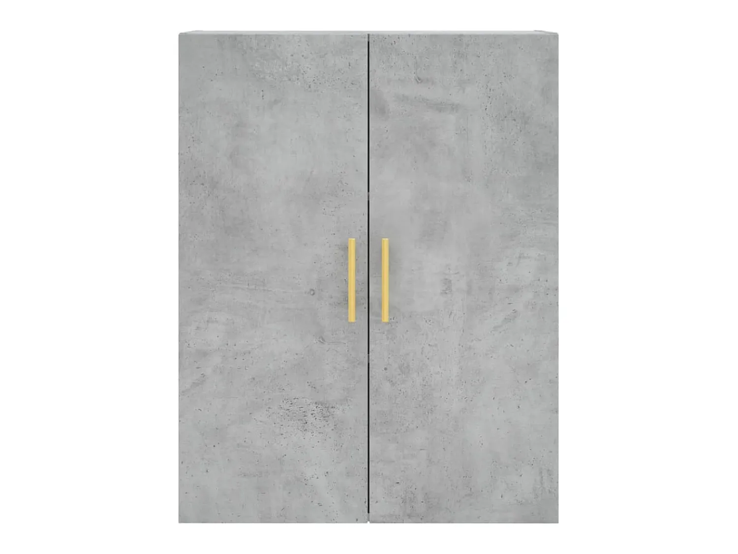 vidaxl Armário de parede 69,5x34x90 cm cinzento cimento^ Prateleira