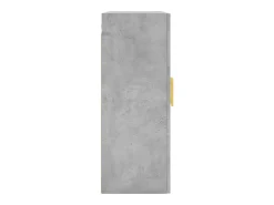 vidaxl Armário de parede 69,5x34x90 cm cinzento cimento^ Prateleira