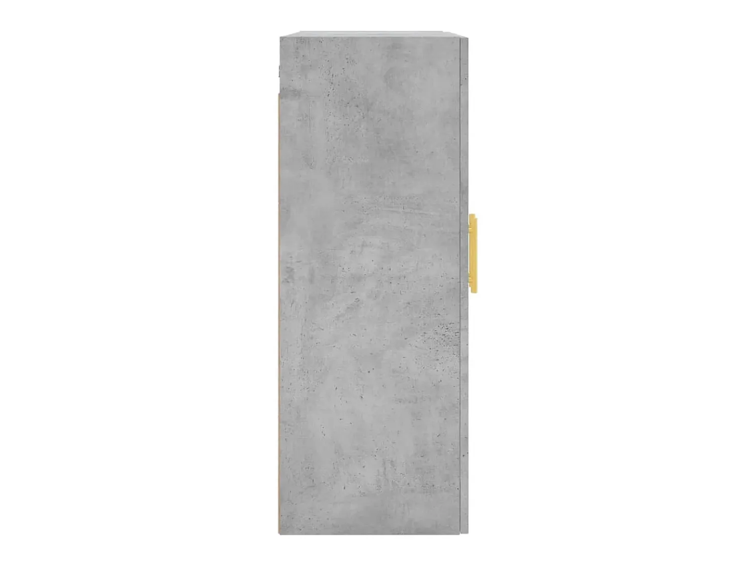 vidaxl Armário de parede 69,5x34x90 cm cinzento cimento^ Prateleira