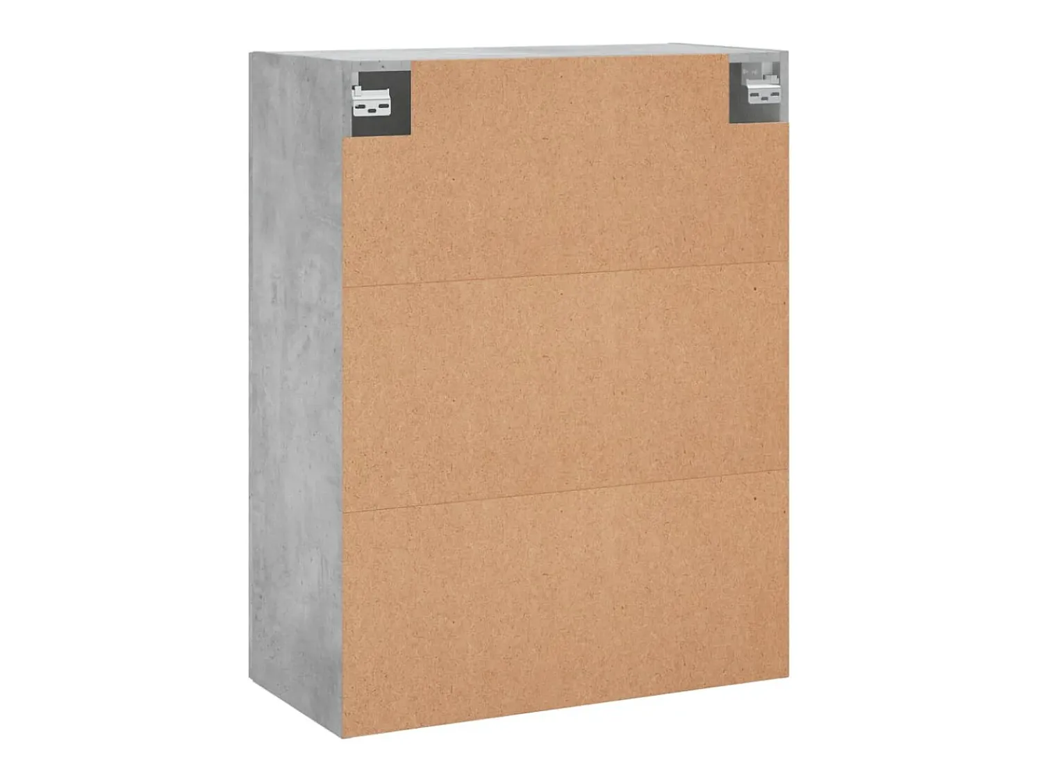 vidaxl Armário de parede 69,5x34x90 cm cinzento cimento^ Prateleira