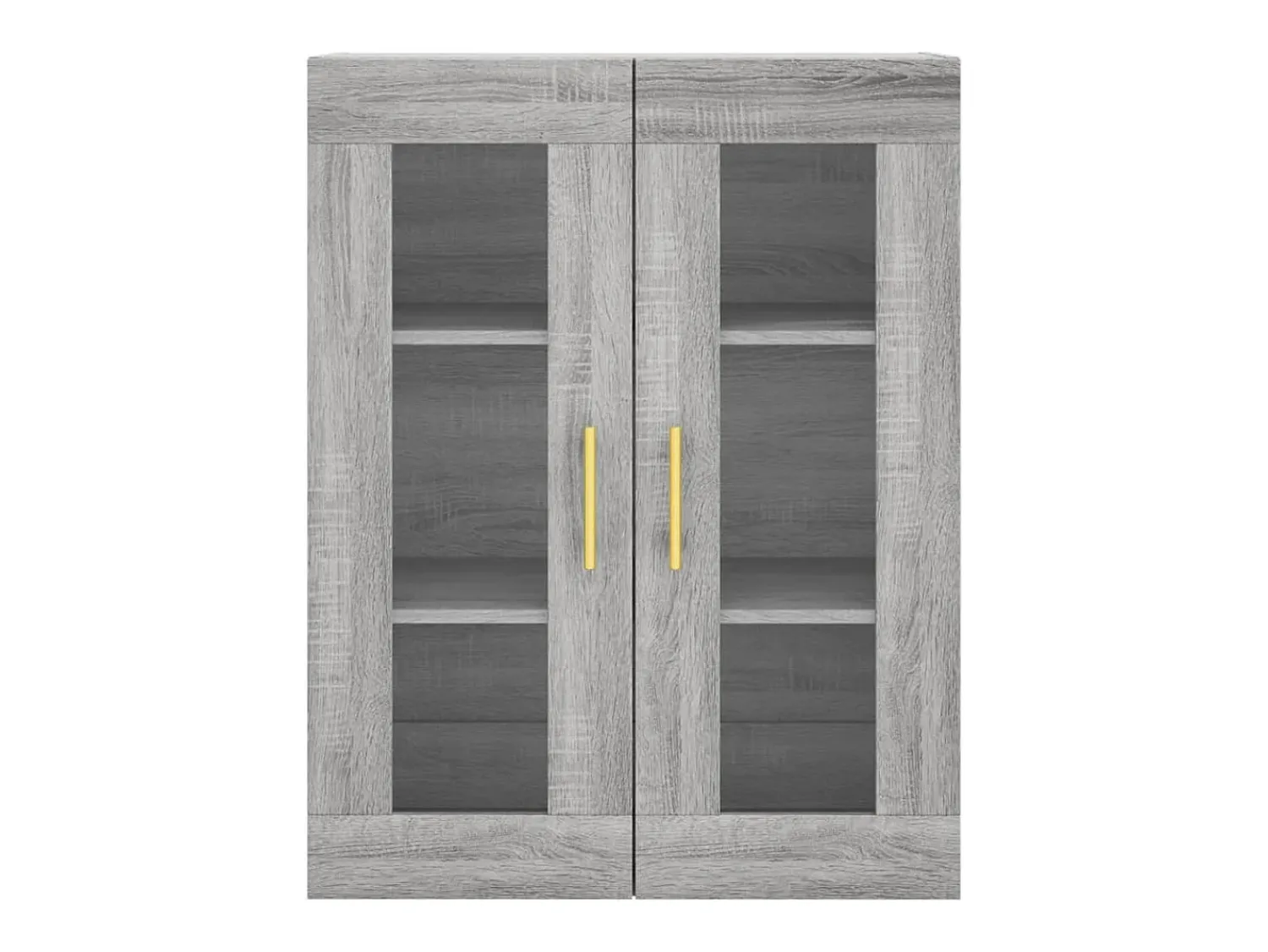 New vidaxl Armário de parede 69,5x34x90 cm sonoma Cinzento