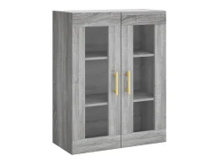 New vidaxl Armário de parede 69,5x34x90 cm sonoma Cinzento