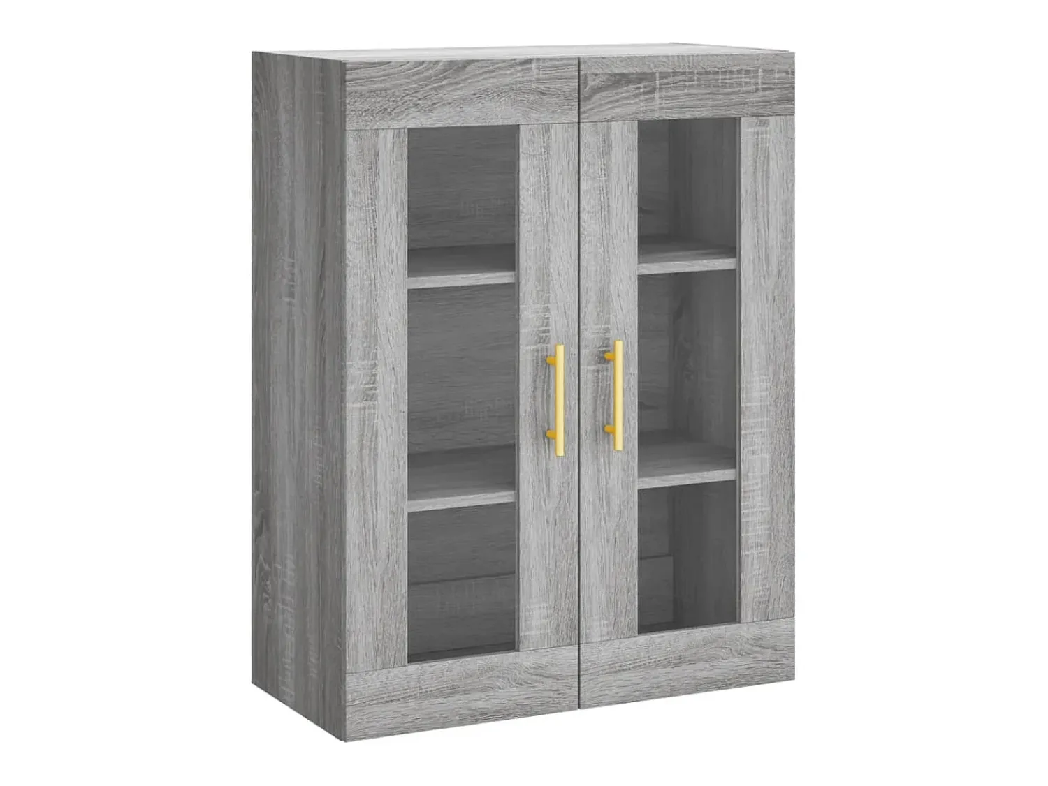 New vidaxl Armário de parede 69,5x34x90 cm sonoma Cinzento