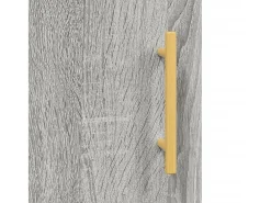 New vidaxl Armário de parede 69,5x34x90 cm sonoma Cinzento