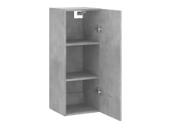 Prateleira|vidaxl Armário de parede 34,5x34x90 cm cimento Cinzento