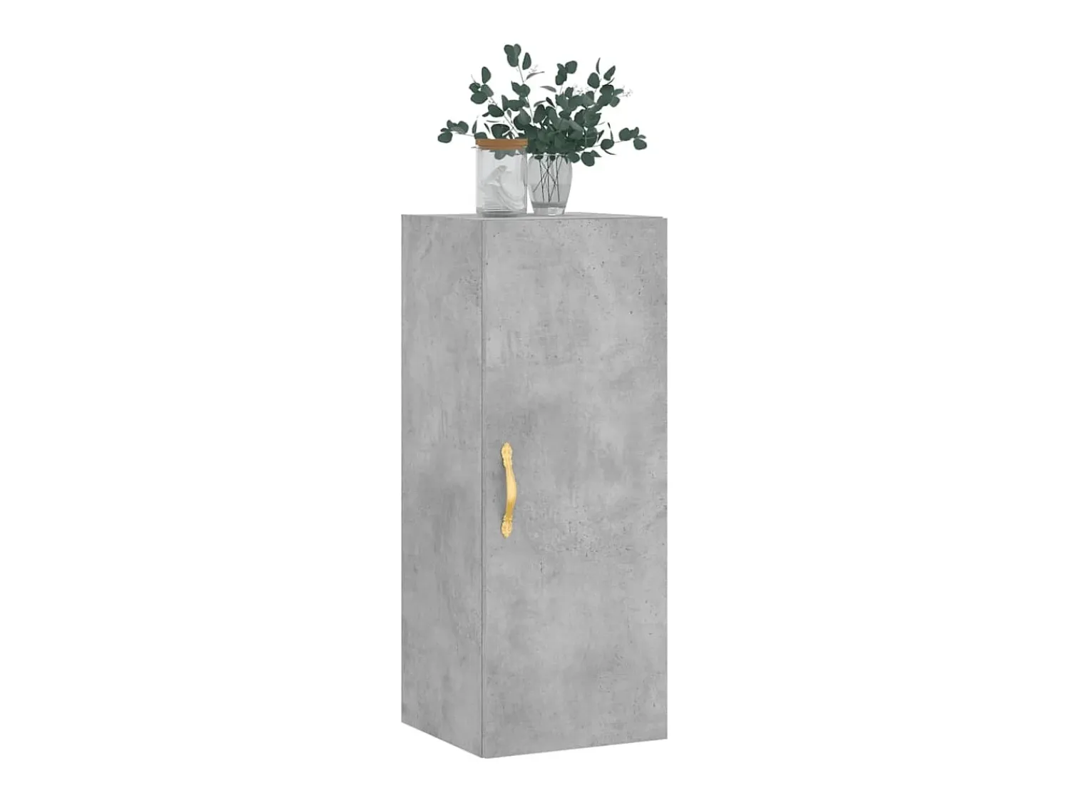 Prateleira|vidaxl Armário de parede 34,5x34x90 cm cimento Cinzento