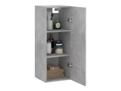 Prateleira|vidaxl Armário de parede 34,5x34x90 cm cimento Cinzento