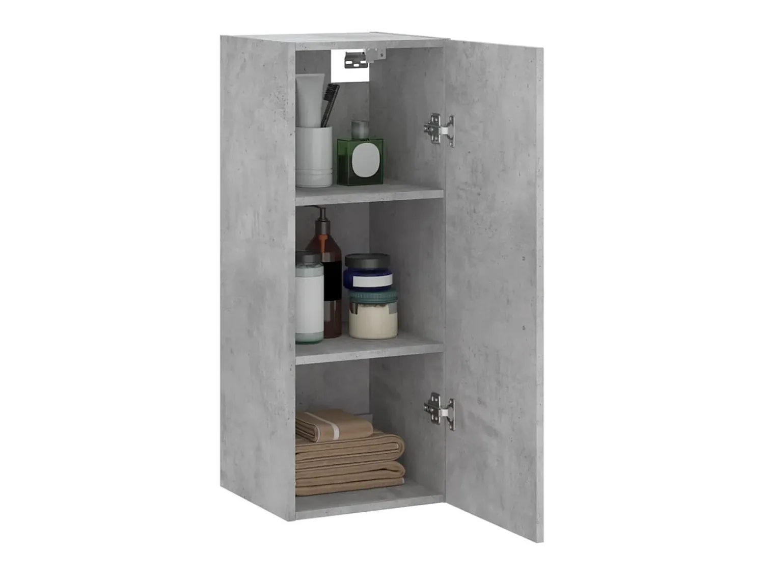 Prateleira|vidaxl Armário de parede 34,5x34x90 cm cimento Cinzento
