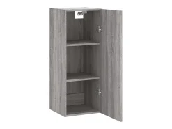 Prateleira|vidaxl Armário de parede 34,5x34x90 cm sonoma Cinzento