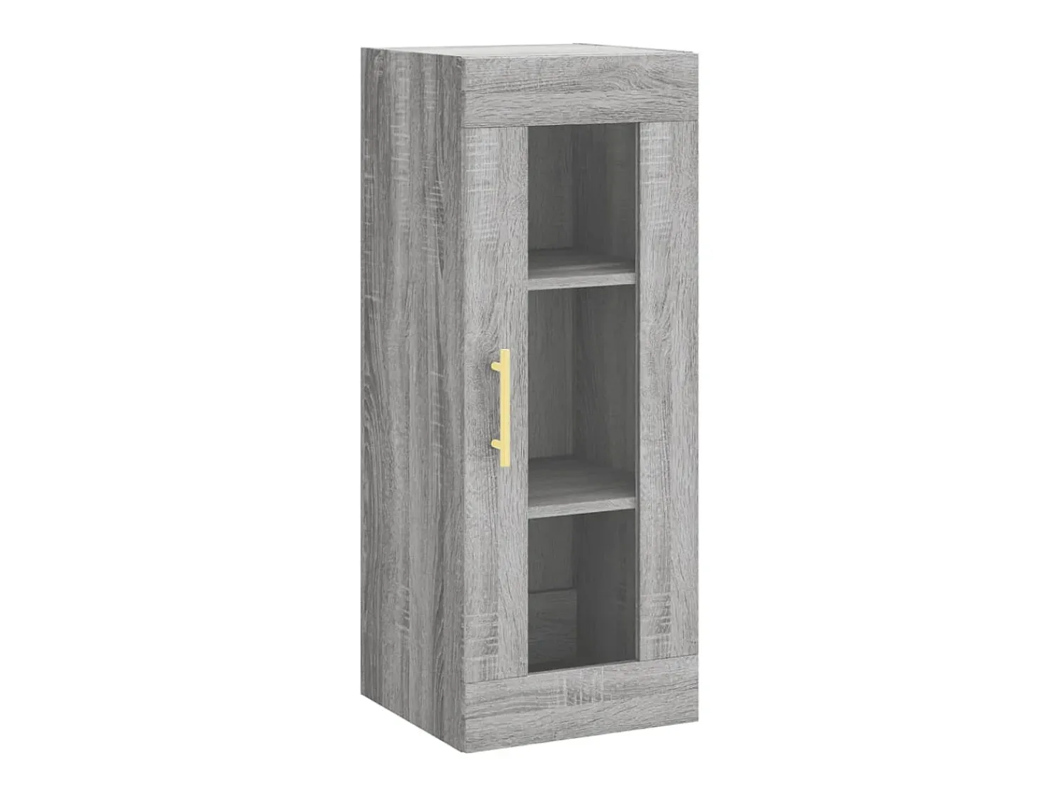New vidaxl Armário de parede 34,5x34x90 cm sonoma Cinzento